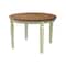 International Concepts Round 44 in Round Top Dining Table with 4 Ladderback Chairs, Hickory/Shell, 44 in W, 44 in L, Wood K79-144R-C57-4 - alternate 3
